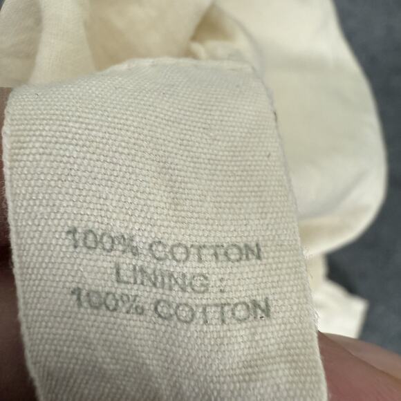 Anthropologie Forever That Girl Shirt Women 12 Beaded Boho Puff Sleeve Peasant - Picture 9 of 10